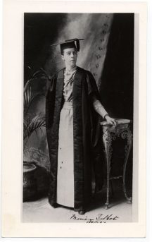 AAUW founder Marion Talbot in 1881