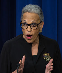 Photo of Johnetta Cole in 2015, courtesy of NASA/Aubrey Gemignani