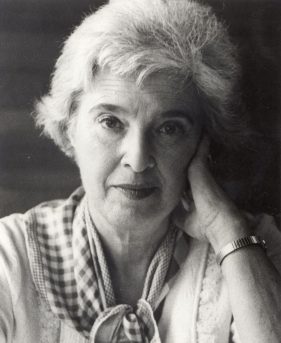 Black and white photo of Gerda Lerner, courtesy of the University of Wisconsin Madison Archives