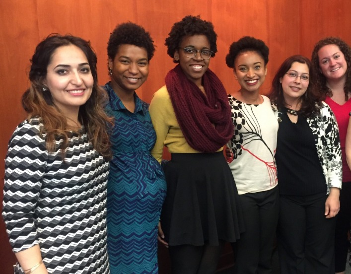 Fellows at brown bag lunch