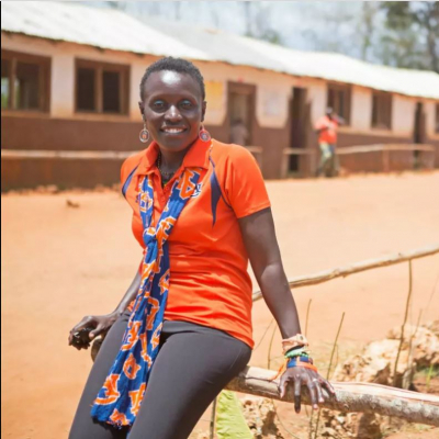 Photo of AAUW 2007-08 International Fellow Esther Ngumbi, who studies sustainable crop growth.