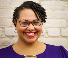 Head shot of Sami Schalk, Ph.D., 2013-14 AAUW American Fellow