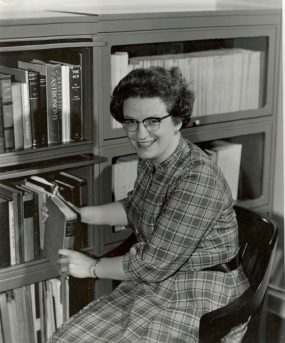 Dr. Roman at her NASA office in the 1960s