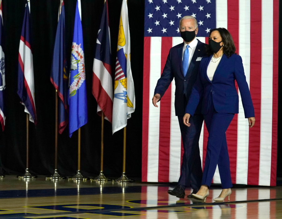 Joe Biden and Kamala Harris