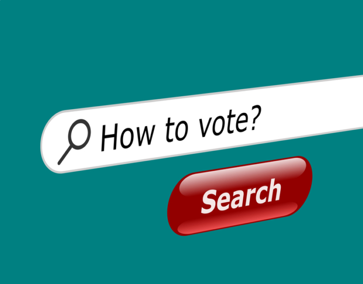 Illustration of online search bar with