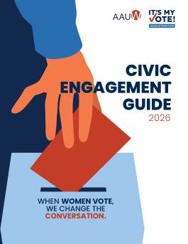 A preview of the cover of the 2026 Civic Engagement Guide.